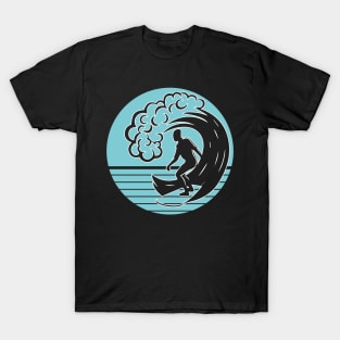 Blue Surfer Logo T-Shirt